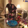 عکس متفاوتی از زندگی شخصی خانم بازیگر داغدار و همسرش