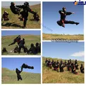 تصاویری دیدنی از حرکات رزمی زنان نینجاکار