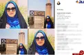 آزاده نامداری در کنار بلندترین برج آجری دنیا + عکس