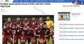 گزارش جالب و خواندنی AFC از بازی فردای ایران و قطر