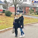 قدم زدن های روناک یونسی و دوستش در کانادا/عکس