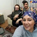 عكس بهنوش بختياري و خواهر زاده اش
