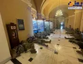 عکسی عجیب از استراحت گارد ملی در کنگره آمریکا