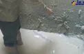 منبع ذخیره آب جاورده بخاطر وجود مارمولک از مدار خارج شد +عکس