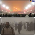 گرد و غبار بامداد امروز در كربلا/عکس