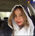 عکس بدون گریم خانم بازیگر!
