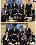 عکسی دیده نشده از سفر نوروزی خانواده خوش تیپ اسحاق جهانگیری