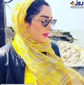 پوشش متفاوت خانم بازیگر کنار دریا+عکس