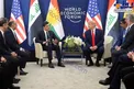 دیدار ترامپ و بارزانی در داووس+عکس