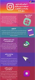 اینفوگرافیک/ ۵ راه ارتقای کسب و کار با استفاده از اینستاگرام