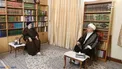 عکس/ دیدار حجت‌الاسلام رئیسی با آیت الله مکارم شیرازی