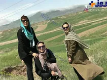 تیپ زنان بازیگر در یک دشت زیبا+ عکس