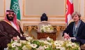 لندن: «ترزا می» و «بن‌سلمان» درباره اهمیت مقابله با «دخالت‌های ایران» توافق کردند