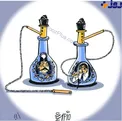 دختران قلیانی رکورد زدند!/کاریکاتور