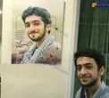 شباهت عجیب این جوان به شهید محسن حججی +عکس