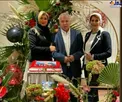 جشن تولد علی پروین در کنار همسر و دختر بازیگرش +عکس