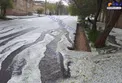 عکس/ بارش شدید تگرگ در شهرستان مراغه