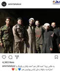 عكس/ امير تتلو در كنار امدادگران زلزله كرمانشاه