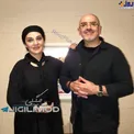 رویا نونهالی درکنار همسرش+عکس