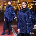 بهنوش طباطبایی با لباسی عجیب و غریب در اکران رد خون+عکس