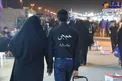 نوشته جالب پیراهن یکی از زائران اربعین/عکس