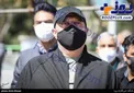 آقای مجری معروف در مراسم خاکسپاری آزاده نامداری/عکس