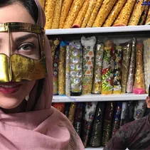 خانم بازیگر ایرانی با پوششی خاص و دیدنی + عکس