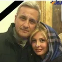 عكس/ بازيگر معروف زن عزادار پدرش شد