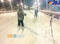 عکس/ اسکی‌سواری وسط خیابان‌های اردبیل!