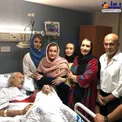 زنان بازیگر در کنار جمشید هاشم پور بر بالین جمشید مشایخی+عکس