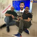 عکسی جالب از بازیگرن سریال علی البدل در پشت صحنه
