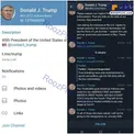 ترامپ به تلگرام پناه آورد! +عکس