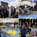 رئیس بانک مرکزی و علی اکبر ناطق نوری در گود زورخانه+عکس