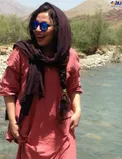 تیپ تابستانی مه لقا جابری درکنار دریاچه /عکس