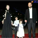 بازیگر زن مشهور در کنار همسر هنرمندش روی فرش قرمز + عکس