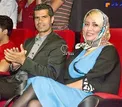 پوشش عجیب یک خانم در کنار عضو معروف شورای شهر