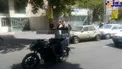 موتورسواری رئیس کمیته امداد/عکس