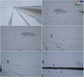 عکس/بارش شدید برف در جاده بجنورد به آشخانه