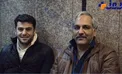 دیدار مجری معروف با مهران مدیری در پشت صحنه فیلمش+ عکس