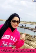 سارا منجزی پور در ساحل مدیترانه+عکس