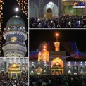 عکس/ نمایی حرم حضرت رضا(ع) در شب میلاد جوادالائمه (ع)