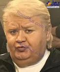 تست گريم جالب اكبر عبدى در نقش ترامپ/عکس