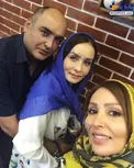 حدیث فولادوند و رامبد شکرابی در کنار پرستو صالحی/عکس