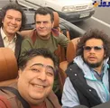 خودروی لوکس بازیگران طنز در خیابان+ عکس