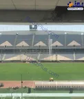 نصب نمایشگر در استادیوم آزادی برای بازی امشب ایران و اسپانیا+عکس