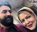 سلفی جدید و متفاوت بهاره رهنما و همسرش