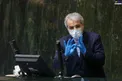 ظا‌هر ضد کرونایی نوبخت در مجلس + عکس