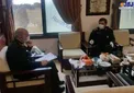 دیدار محسن رضایی با فرمانده کل سپاه با تدابیر بهداشتی/عکس