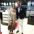 عكس جديد ساره بيات دركنار شوهر خواهر فوتباليستش
