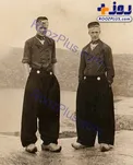 تیپ عجیب دو جوان هلندی در دهه1900 +عکس